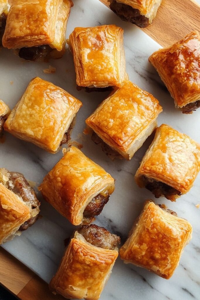 Gluten Free Puff Pastry Sausage Rolls