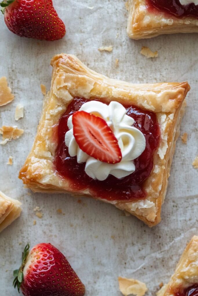 Gluten Free Strawberry Puff Pastry