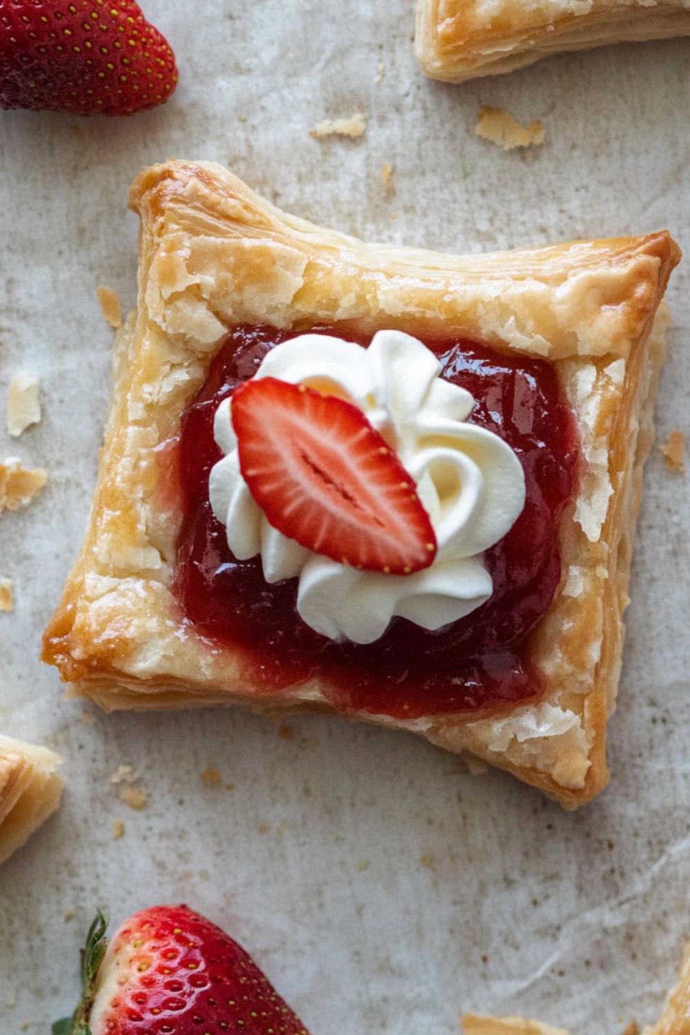 Gluten Free Strawberry Puff Pastry